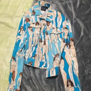 Rare John Galliano print jacket !